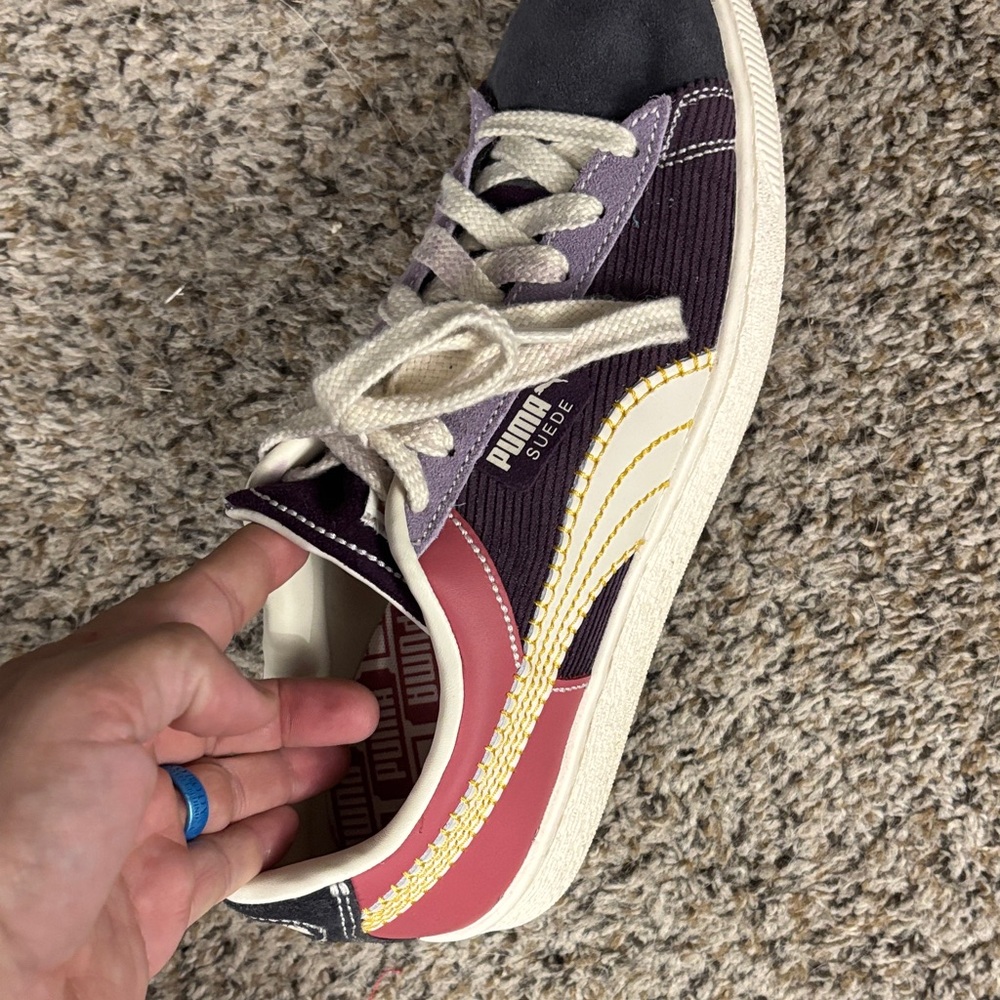 Puma Suede Sneakers - Purple and Pink